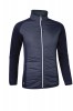 Glenmuir Front Pinstripe Quilted Performance Jacket - navy/silver