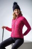 Glenmuir Front Pinstripe Quilted Performance Jacket - Magenta