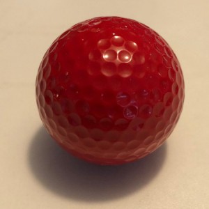 Golfbal - rood
