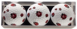 Golfballen met opdruk - lieveheersbeestjes