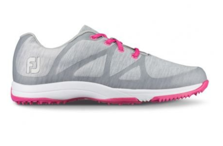 FootJoy Leisure (92904) - Light Grey with pink