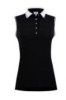 Daily Sports Milia sleeveless polo - zwart