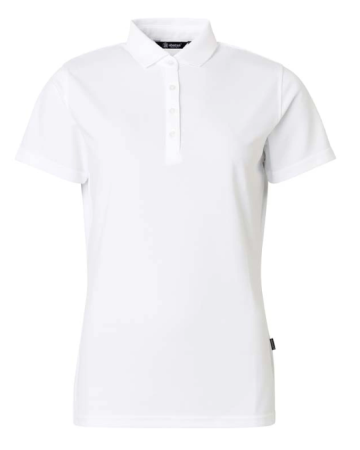 Abacus Sportswear Lds Cray Drycool Polo - White