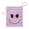 Tee & Accessory Bag - Smiley - Pink