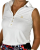 chiberta - Sleeveless Polo - wit
