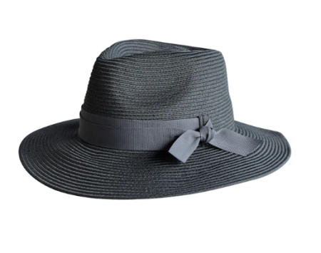 House of Ord - Sienna Fedora - Black Coral