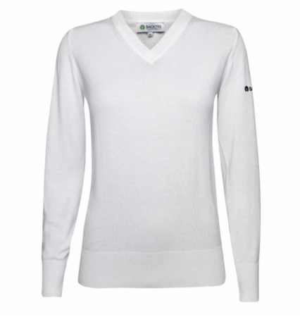 Backtee - Organische vrijetijdssweater - wit