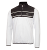 Calvin Klein Golf - Harrow Stretch-golfjack met halve ritssluiting - wit/zwart