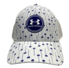 Under Armour - Iso Chill Chill Graphic Print Fitted Golf Cap - wit/navy