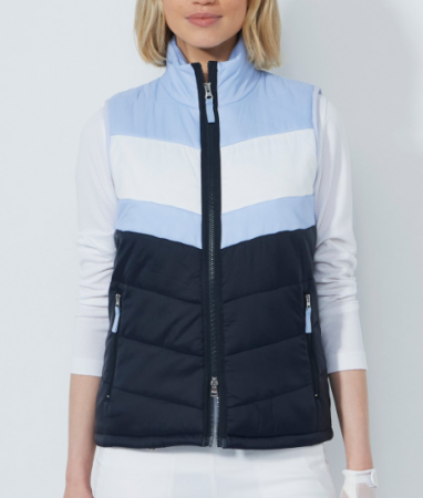 Daily Sports - Blockstriped Bodywarmer - blauw