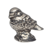 Tinnen birdie op voet - groot, hoog model